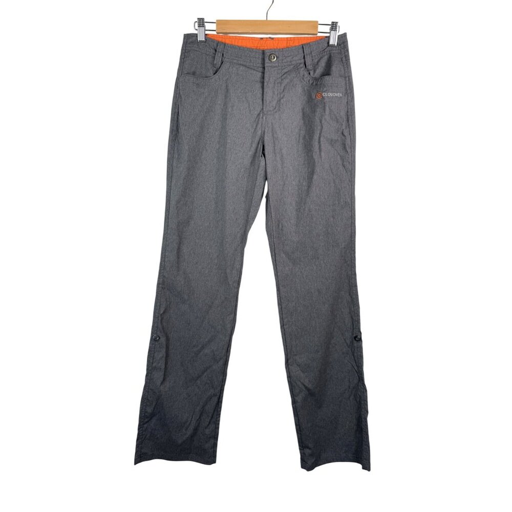 Cloudveil womens Travel pants convertible athleisure hiking grey sz sp